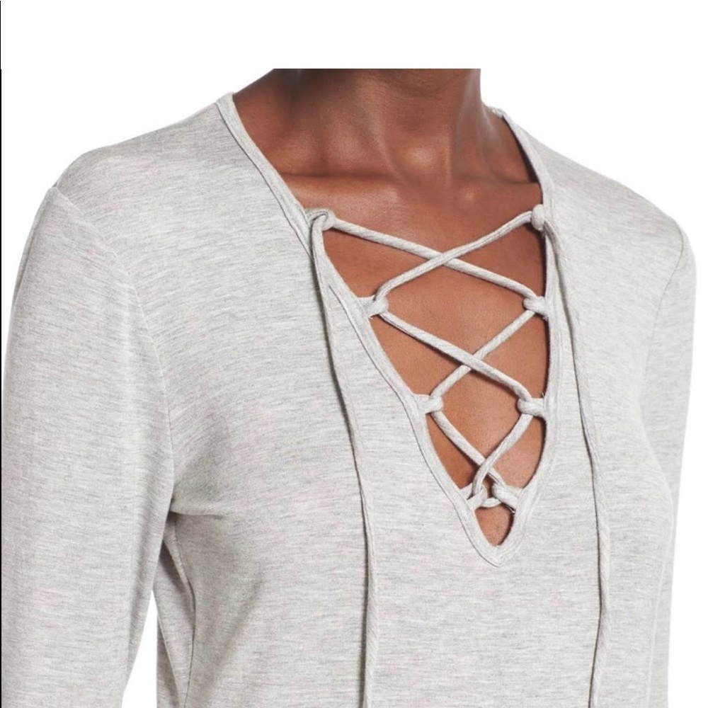 LEITH grey long sleeve